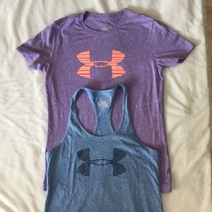 Under Armour tank top and t-shirt